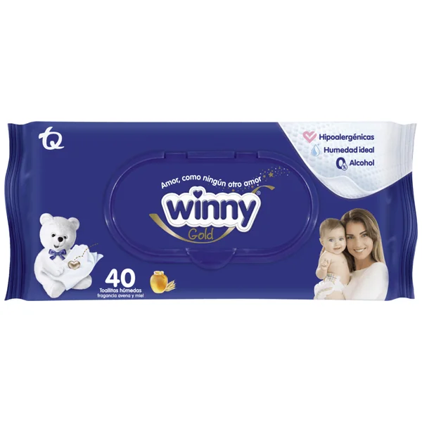 Toallitas Humedas Winny Avena Y Miel