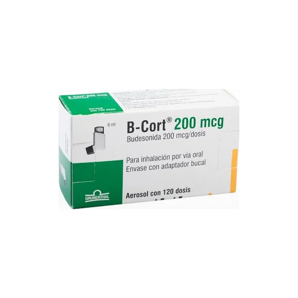 B-Cort Bronquial Ad 200Mcg/Dosis Aerosol Frasco X 120 Dosis