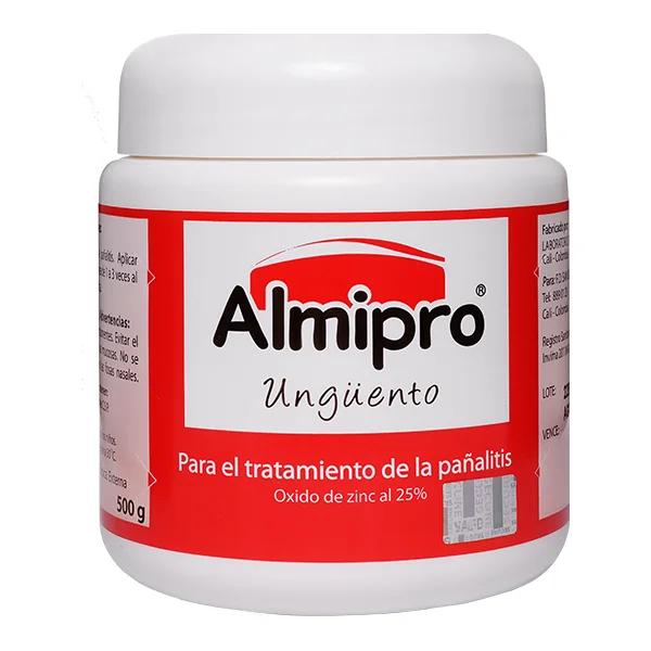 Crema Antipañalitis Almipro Ungüento Frasco X 500 Gr