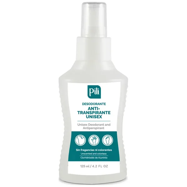 Desodorante Pili Antitranspirante Unisex Spray Aerosol
