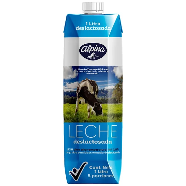 Leche Alpina Deslactosada X 1 Lt