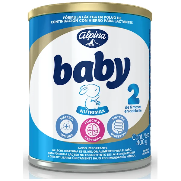 Fórmula Infantil Alpina Baby Nutrimax Etapa 2 X 800 Gr