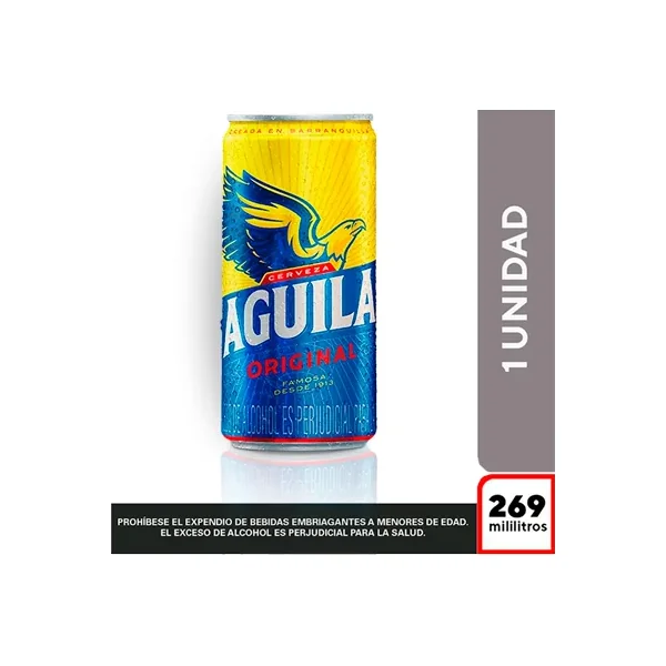 Cerveza Aguila Lata X 269 ML