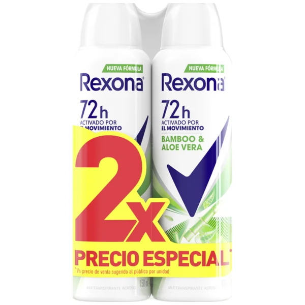 2 DTE.REXONA SPR.BAMBO 89 GR SUP.OFE