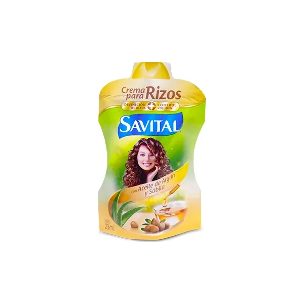 Crema Peinar Savital Rizos Argan Sabila X 22 ML