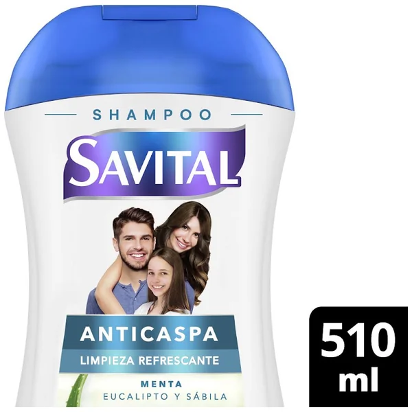CHA.SAVITAL ANTICASPA MENTA EUCAL.510 ML