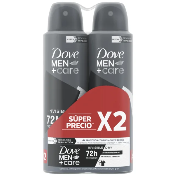 2DTE.DOVE SP.MEN CAR.87GR.50%DTO.SEG. UD