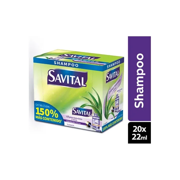Champu Savital Hialuronico Caja X 20 S/S