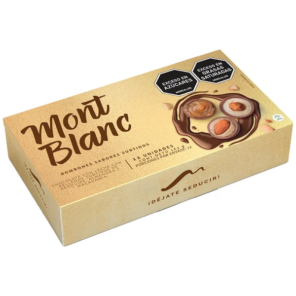 CHOC.MONT BLANC ESTUCHE SURTIDO 12 UND