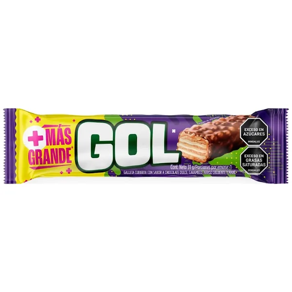 Chocolatina Gol Extra Contenido X 31 Gr