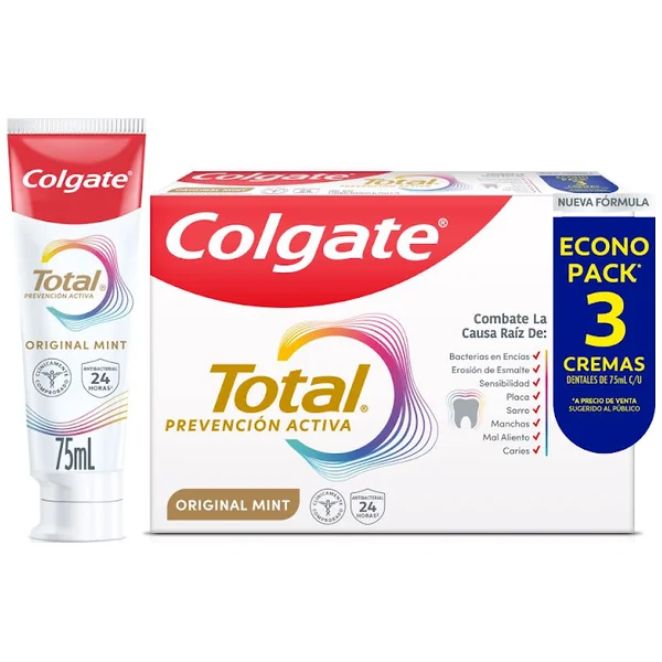 3CRE.COLGATE TOTAL ORI.MINT 75G ECO.PACK