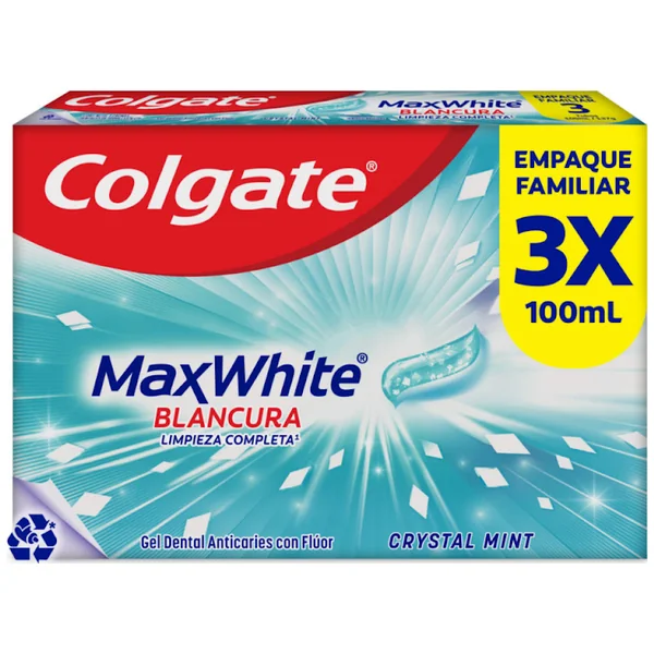 3 CRE COLG MAX WHIT COMP. CLEAN 100 ML