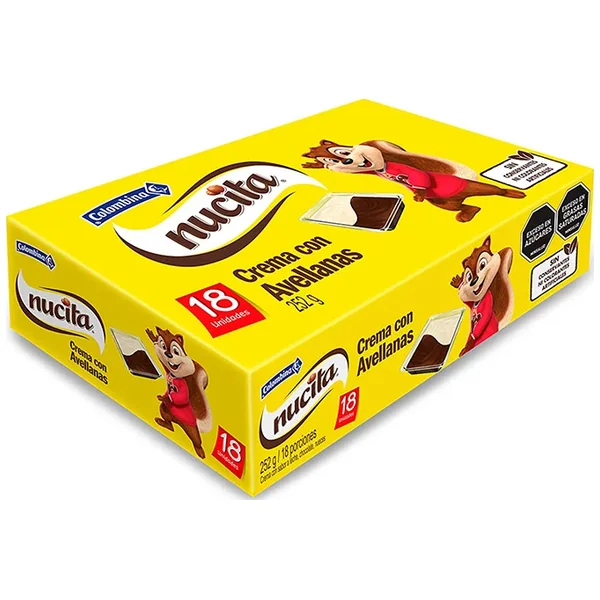 Nucita CON Avellana Caja X 18 Unds