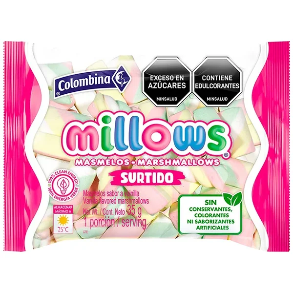 Masmelo Millows Surtido Bolsa X 35 GR