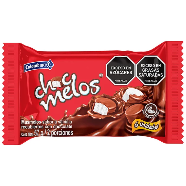 CHOCMELOS BANDEJA 6 UND