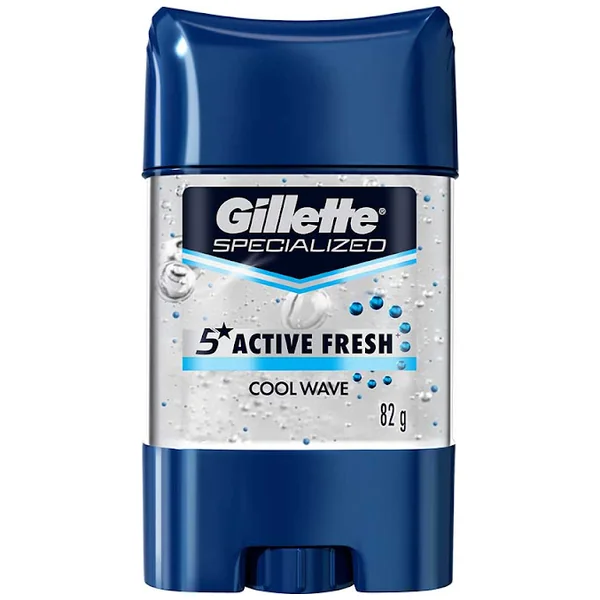 Gel Invisible Gillette Antitranspirante Cool Wave Frasco X 82 Gr