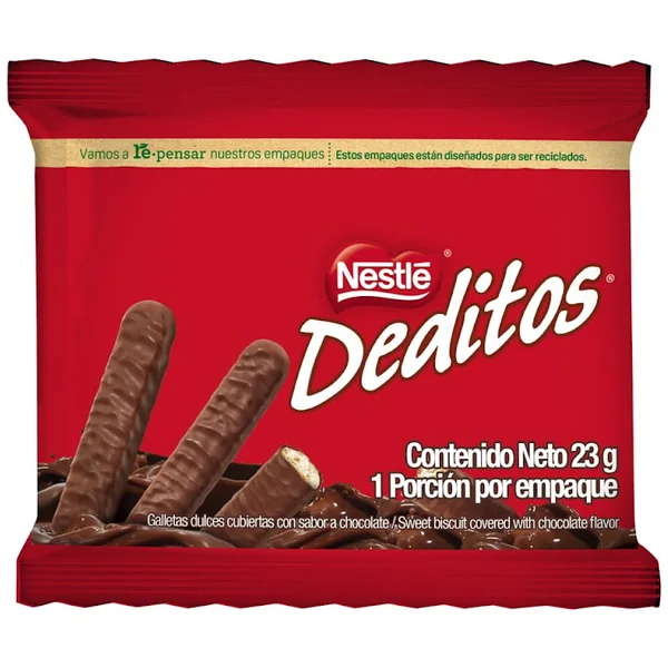 Galletas Nestle Deditos Chocolate Paquete X 23 Gr