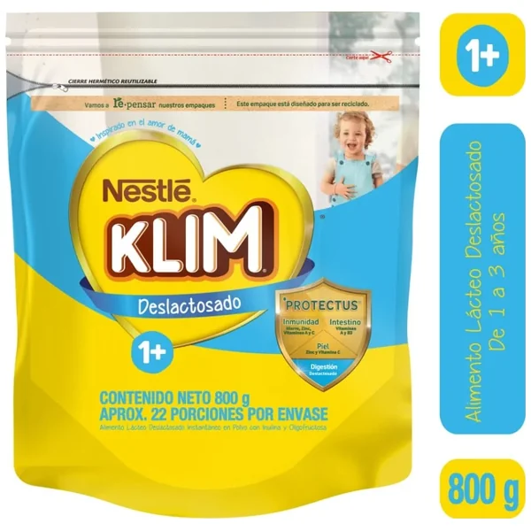 Klim 1 Deslactosado Bolsa 800Gr