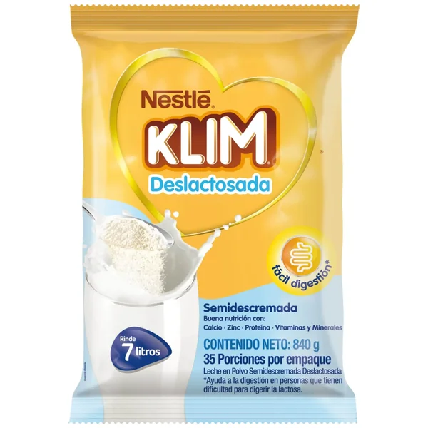 Leche Klim Deslactosada 12X840 G CO
