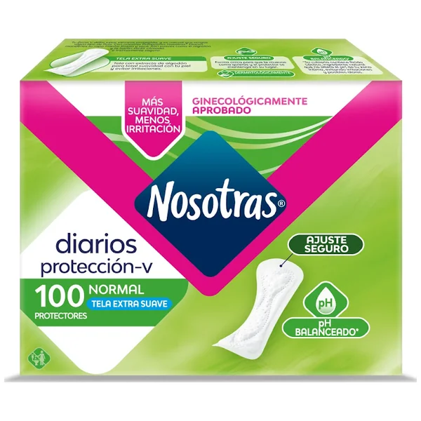 Protectores Nosotras Diarios Normal X 100 Und