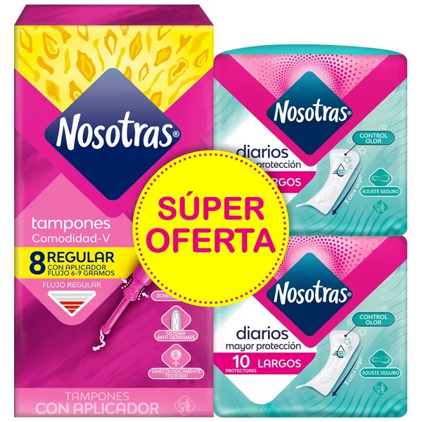 TAMPONES NOSOTRAS REG.APLIC.