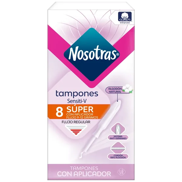 TAMPONES NOSOTRAS SUP.APLI.SEN
