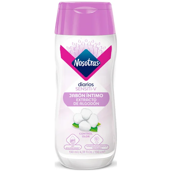 Jabón Íntimo Nosotras Sensitive Frasco X 130 Ml