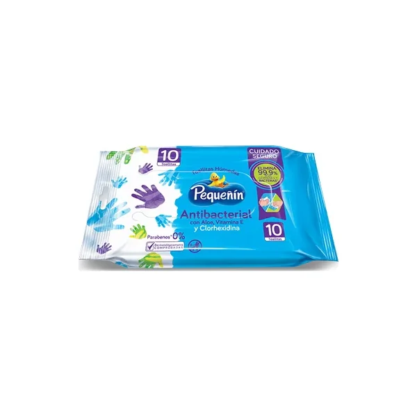 Toallitas Pequenin Antibacteri X 10 Unds