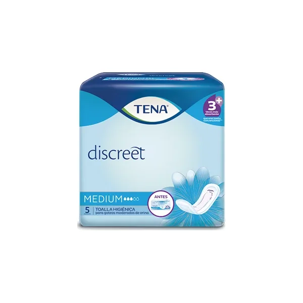 TOALLAS TENA DISCREET MEDIUM