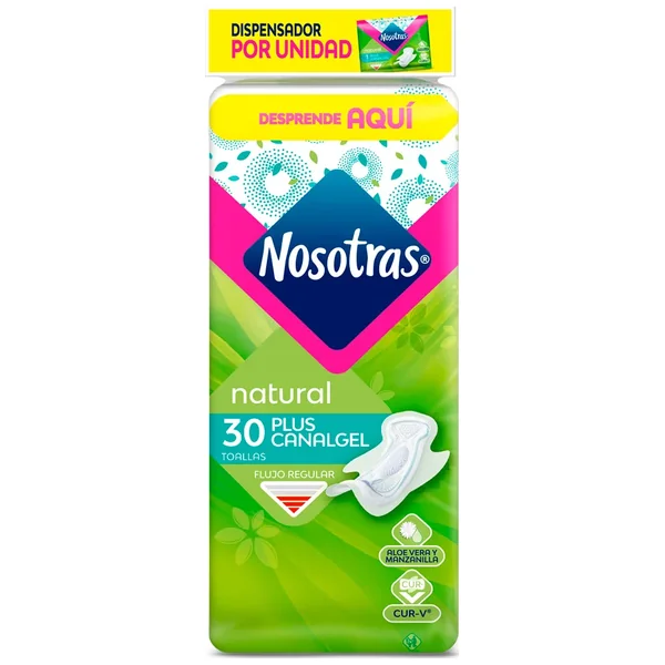 Toallas Canal Und Fr Nosotras Caja X 30 Natural Plus