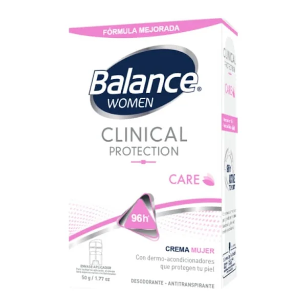 Desodorante Balance Crema Clinical Care Mujer X 50 Gr