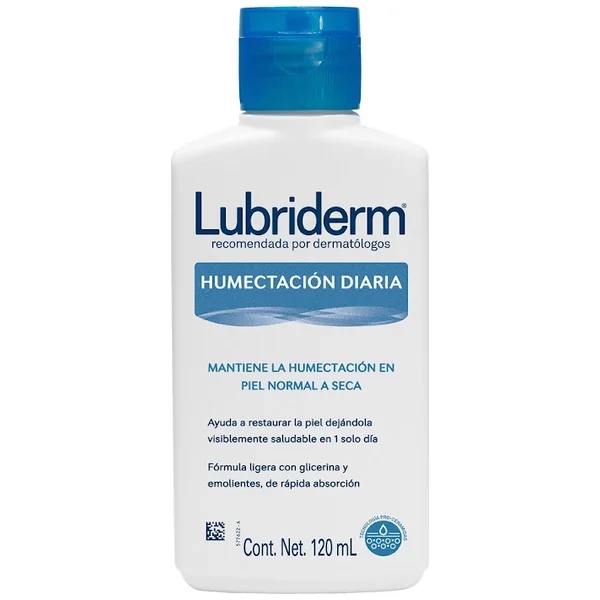 Crema Corporal Lubriderm Humectación Diaria Botella X 120 Ml