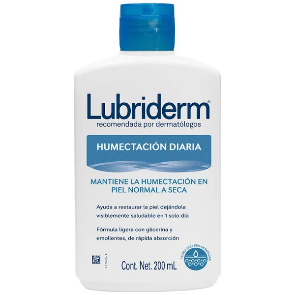 Crema Líquida Extra-Humectante Emulsion Lubriderm Frasco X 200mL