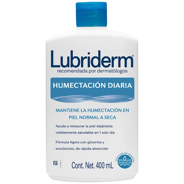 Crema Corporal Lubriderm Humectación Diaria Botella X 400 Ml