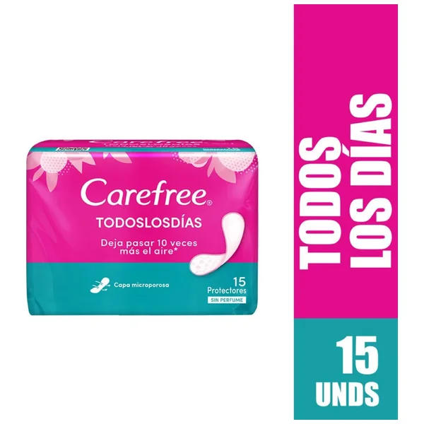 Protectores Carefree Paquete X 15