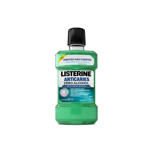 Enjuague Listerine Anticaries Zero X 180 ML