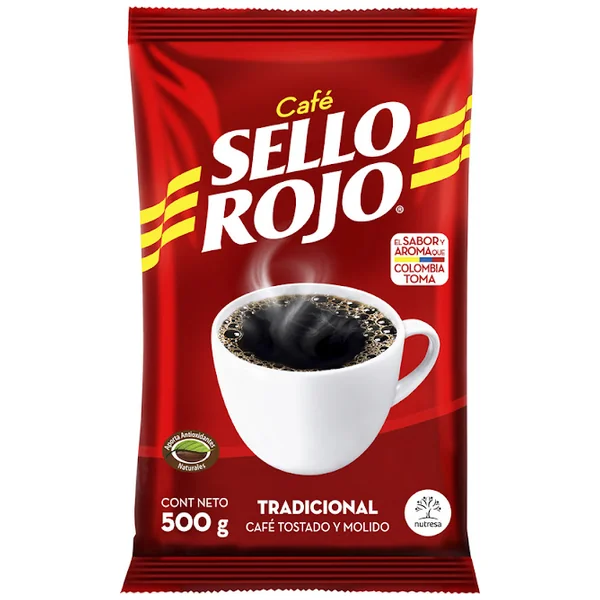 CAFE MOLIDO SELLO ROJO 500 GR