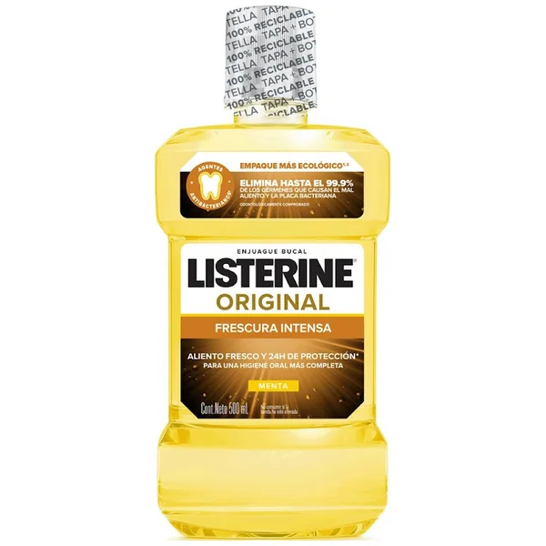 Enjuague Bucal Listerine Original X 500 Ml