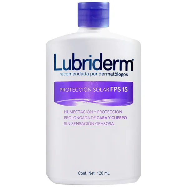 Lubriderm Protección Solar Fps15 Frasco X 120Ml