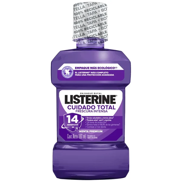 Enjuague Bucal Listerine Cuidado Total Frescura Intensa