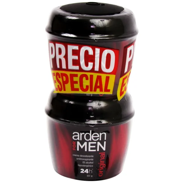 Oferta Desodorante Arden FOR MEN Crema Mega Contenido Lleve 2X 60 GR