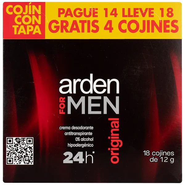 Oferta Desodorante Arden FOR MEN Pague 14 Lleve 18 Cojines Crema