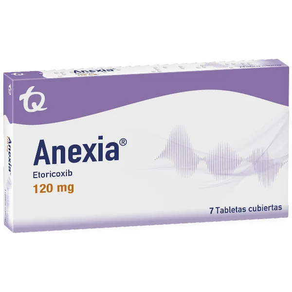 Anexia Etoricoxib 120 Mg Tecnoquimicas Caja X 7 Tabletas