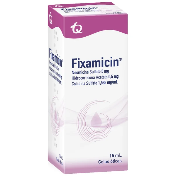 Fixamicin 5+0.5+1.538Mg Got. Fco. X15ml. TQ Neomicina Hidrocortisona