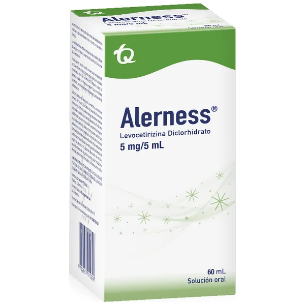 Alerness Levocetirizina Diclorhidrato 5Mg/5ml Tecnoquimicas Frasco X 60 Ml