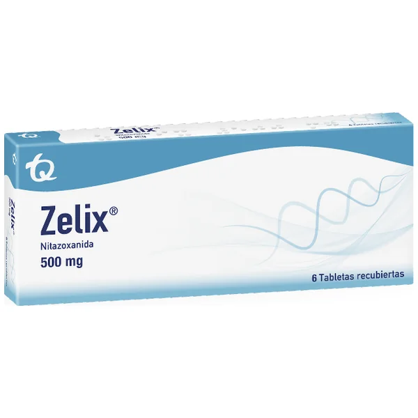 Zelix Nitazoxanida 500 Mg Tecnoquimicas Caja X 6 Tabletas