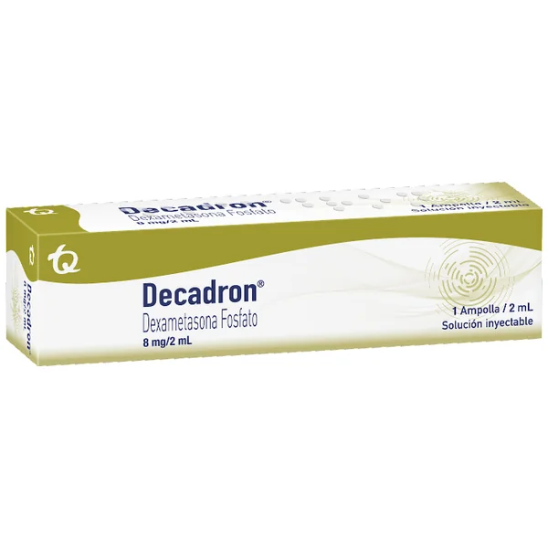 Decadron 8mg/2Ml Ampolla Caja x1Amp. TQ Dexametasona Fosfato          