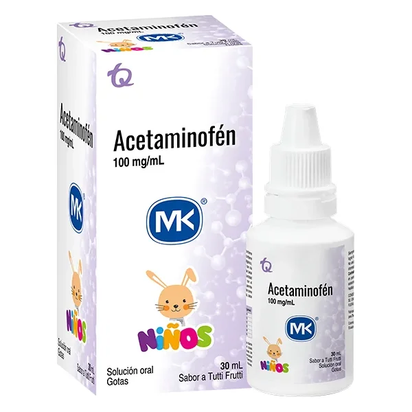 Acetaminofen Gotas MK FCO X 30 ML