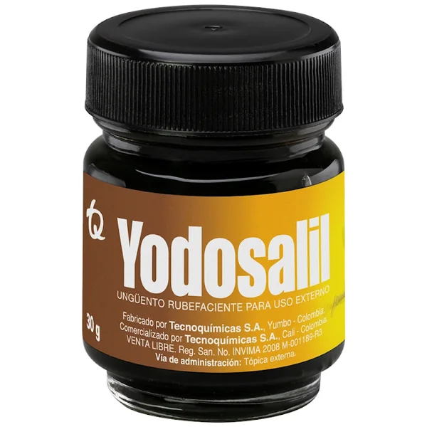 Yodosalil Pomada Salicilato De Metilo 4G/6.75g Tecnoquímicas Frasco X 30 Gr