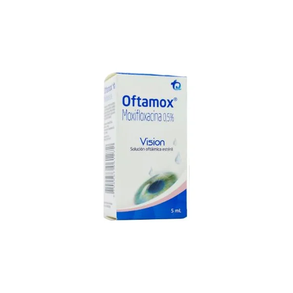 Oftamox Moxifloxacina 0.5% Frasco X 5 Ml